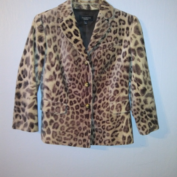 Talbots Jackets & Blazers - Talbot leopard jacket